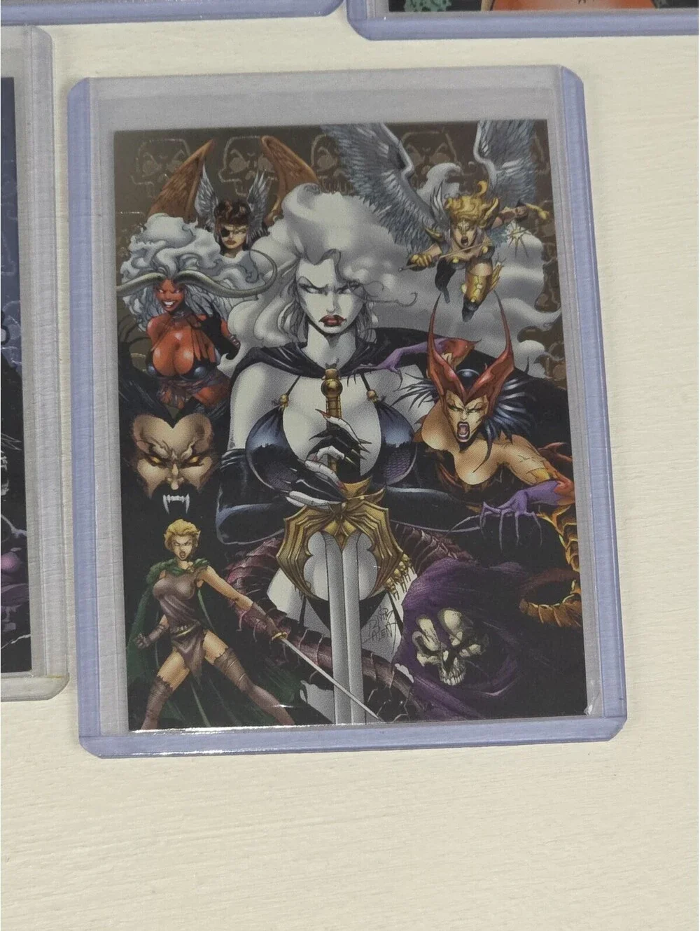 5x Lot Lady Death 1996 Series 3 FRACTAL Mystery Chase C-5 Steven Hughes Art RARE